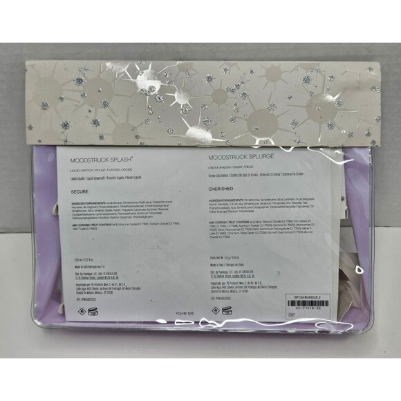 Younique Moodstruck Gift Set Splash Lipstick Secure & Cherished Cream Shadow New - Picture 4 of 6